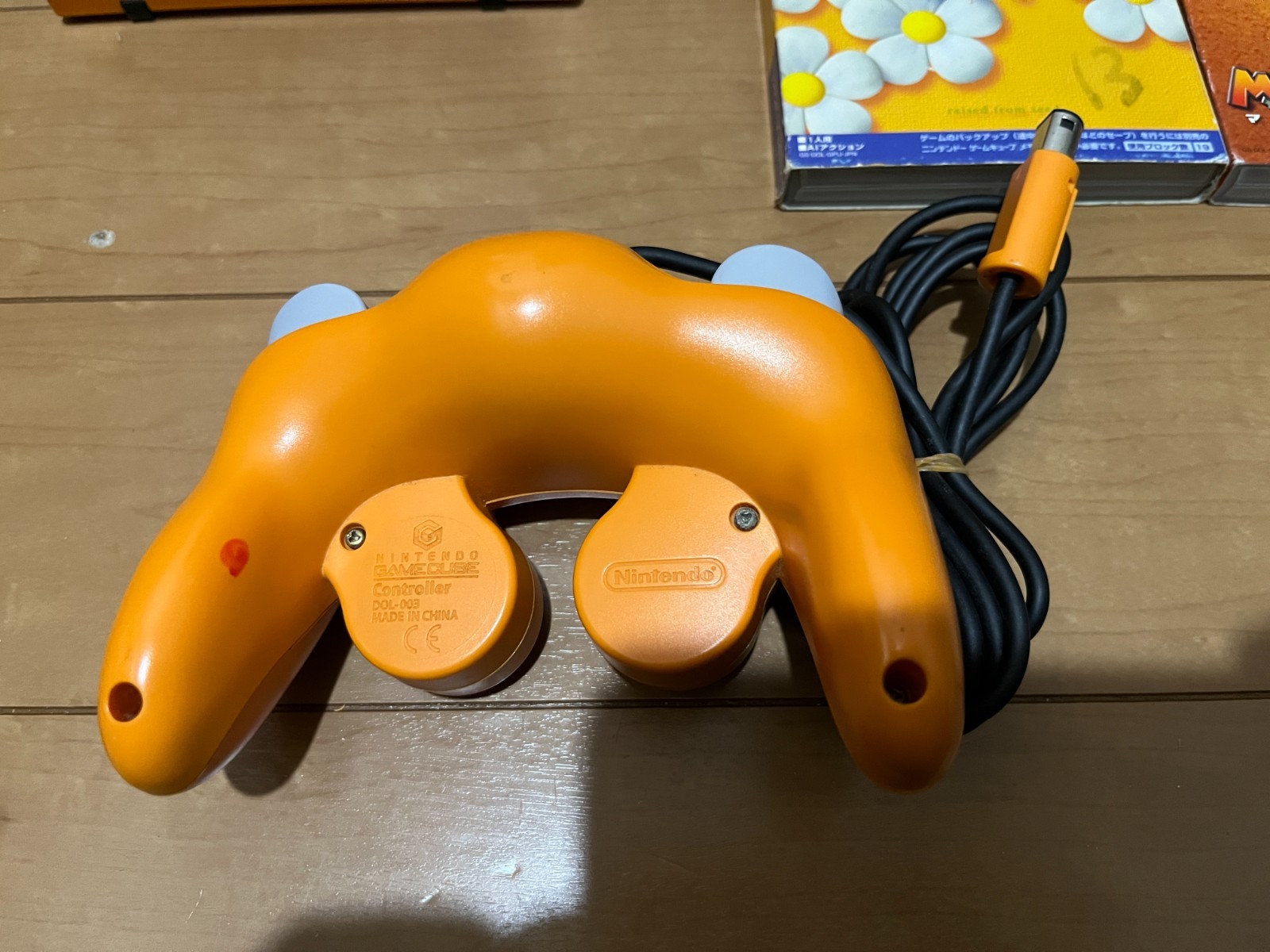 Nintendo GameCube Console & Controller Orange Color with BOX Japan 0320