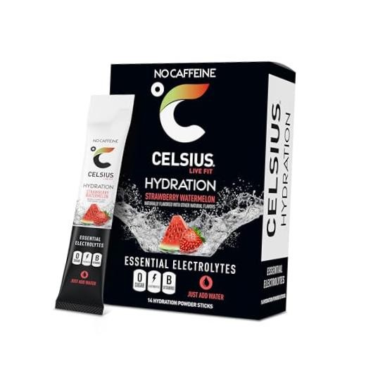 Hydration Sugar Free Electrolyte Hydration Pack of 14 Strawberry Watermelon