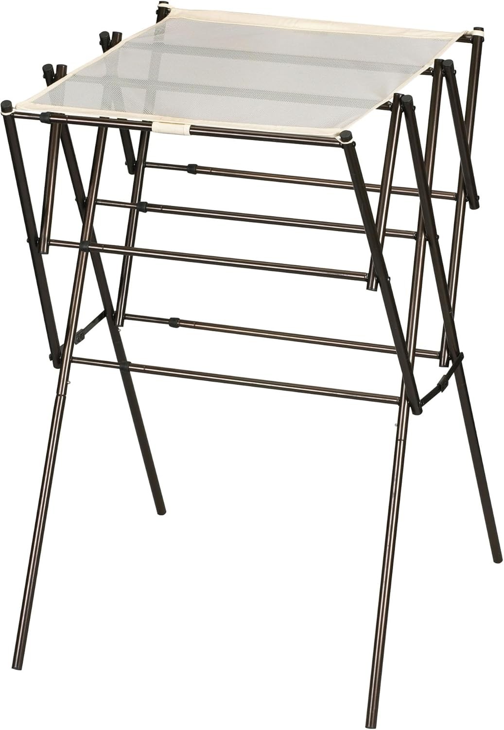 5175 Collapsible Expandable Metal Clothes Drying Rack Antique Bronze STORAGE