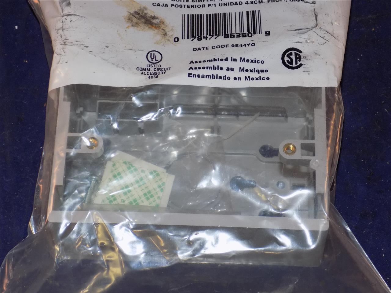 Leviton 42777-1GA 1.89" Single Gang Back Box