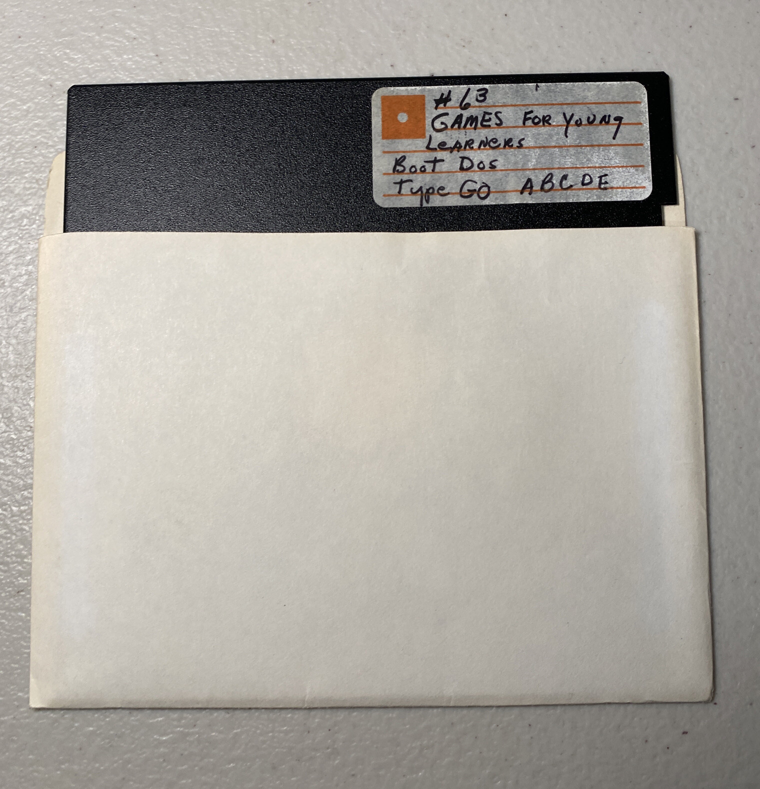 #63 Games For Young Learners DOS IBM Tandy 5.25” Vintage
