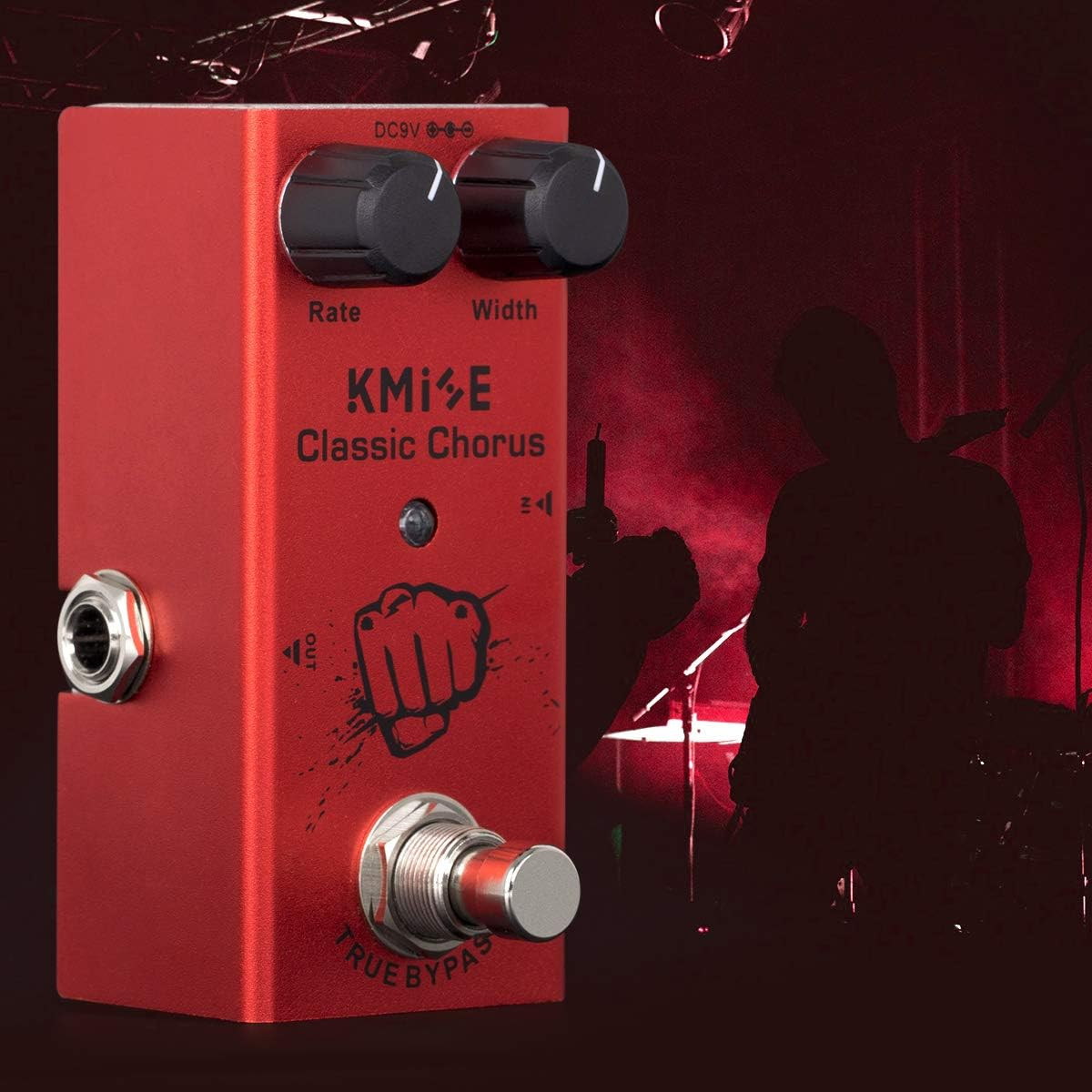 Kmise Classic Chorus Electric Guitar Effects Pedal Mini Single Type DC 9V True B