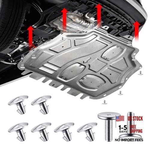 Engine Splash Shield Hardware Kit - Lower Cover Pin Screws 90674-TY2-A01 - 8PCS