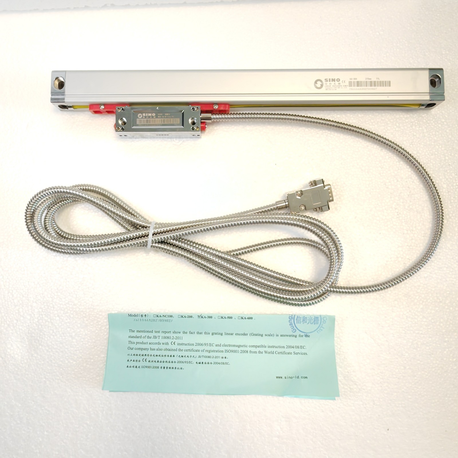KA300 SINO 1μ Precison 270MM Linear Scale With 3M Cable for SDS6-2V or 3V DRO