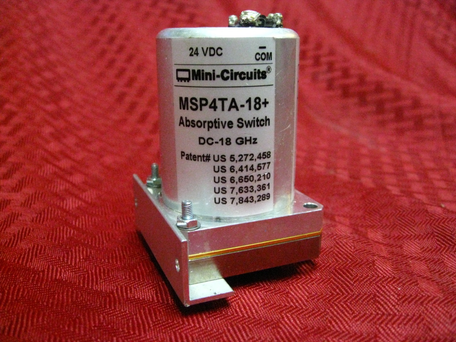 1 Mini-Circuits MSP4TA-18+ 24VDC DC-18 GHz Absorptive Switch RF relay 1x4