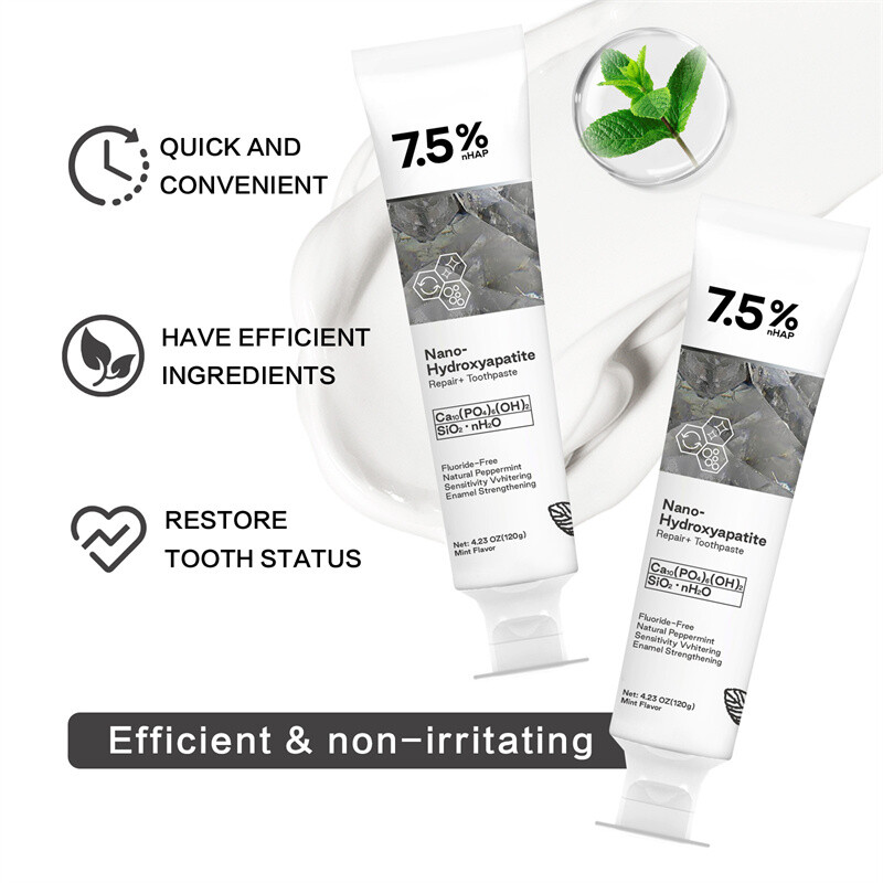 2PCS CEELIKE 7.5% Nano Hydroxyapatite Toothpaste