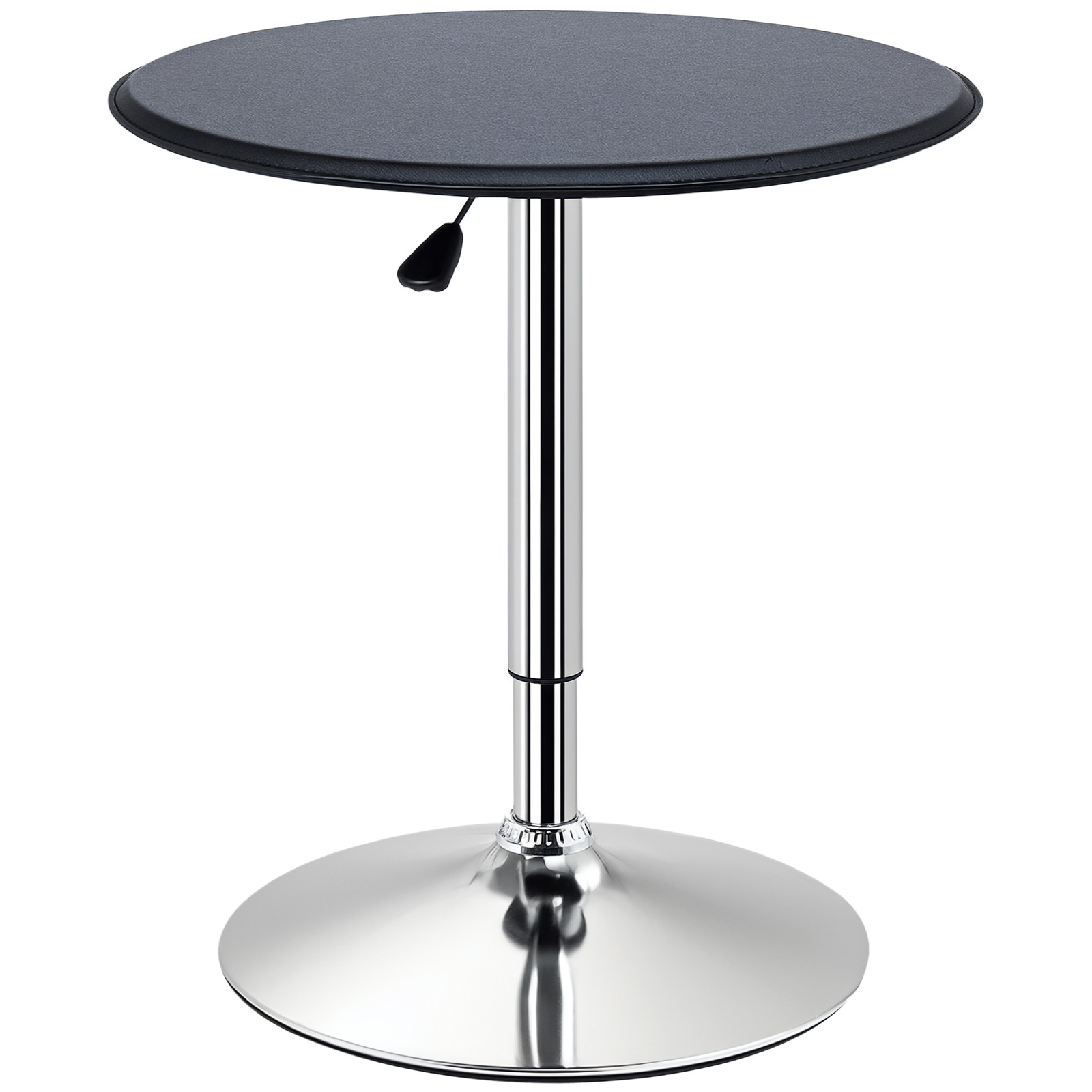 HOMCOM Round Bar Table, Swivel Bistro Table with Adjustable Height