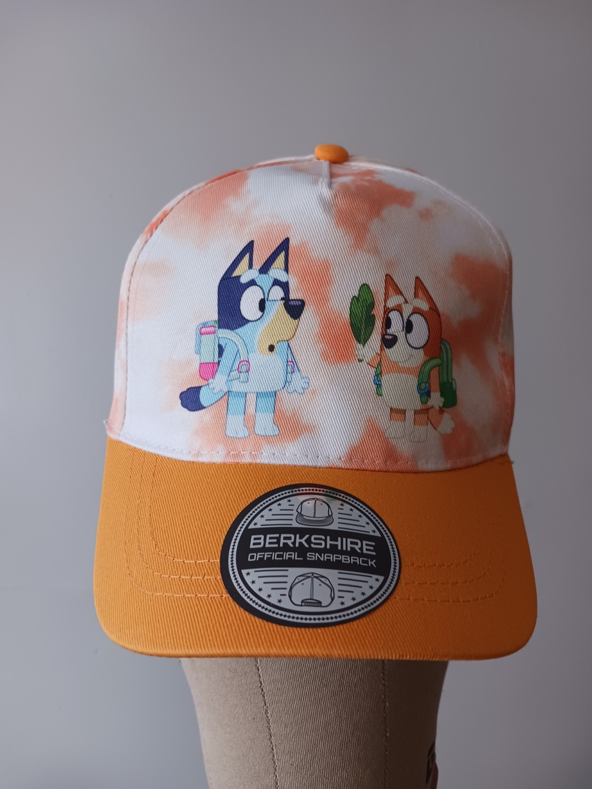 Bluey Toddler Size Hat in Orange , Berkshire, Snapback NWT