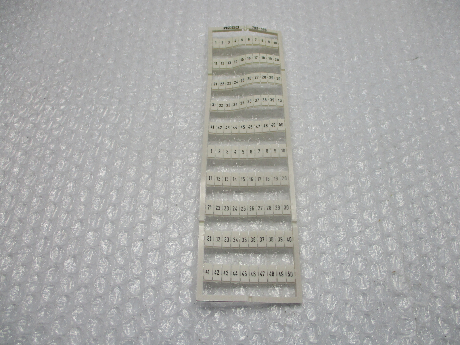 WAGO 793-566 MARKING CARD NSNP