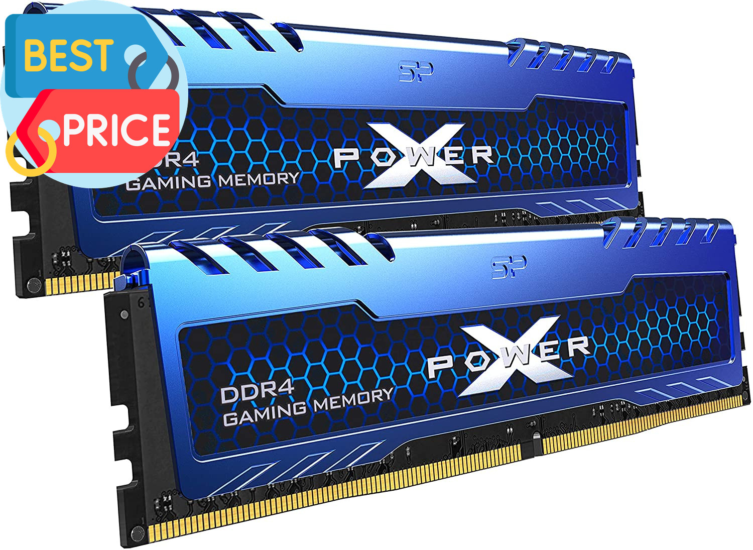 Silicon Power DDR4 RAM 16GB (2X8Gb) Turbine 3200Mhz (PC4 25600) 288-Pin CL16 1.3