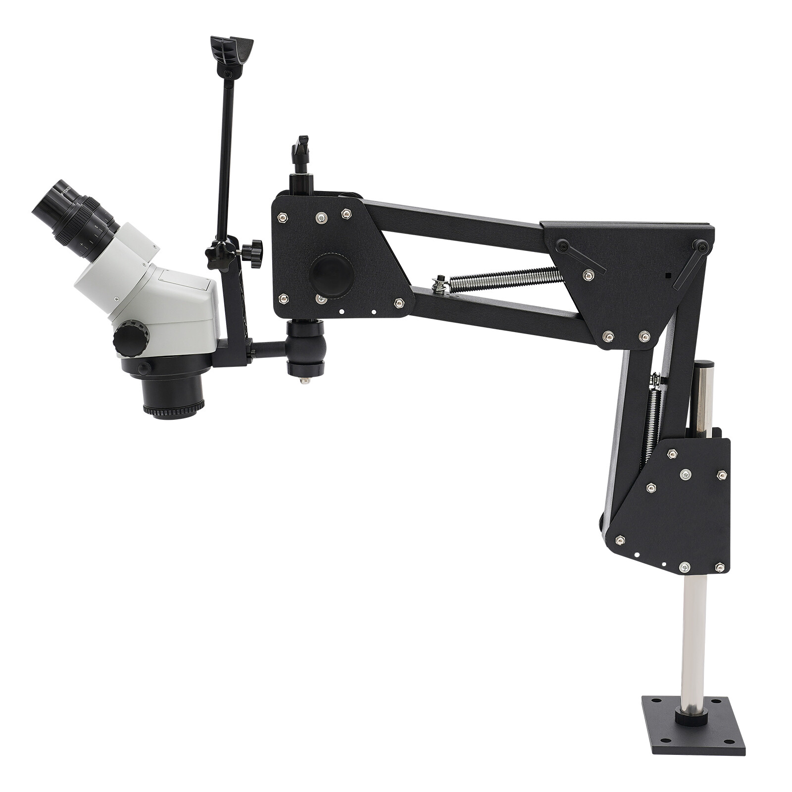 Jewelry Microscope Stand Mirror Micro Stand Multi-Directional Continuous Zoom US