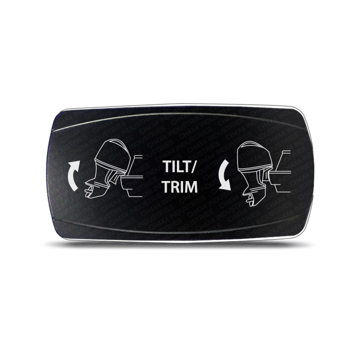 CH4X4 Marine Momentary Rocker Switch Tilt/Trim Symbol