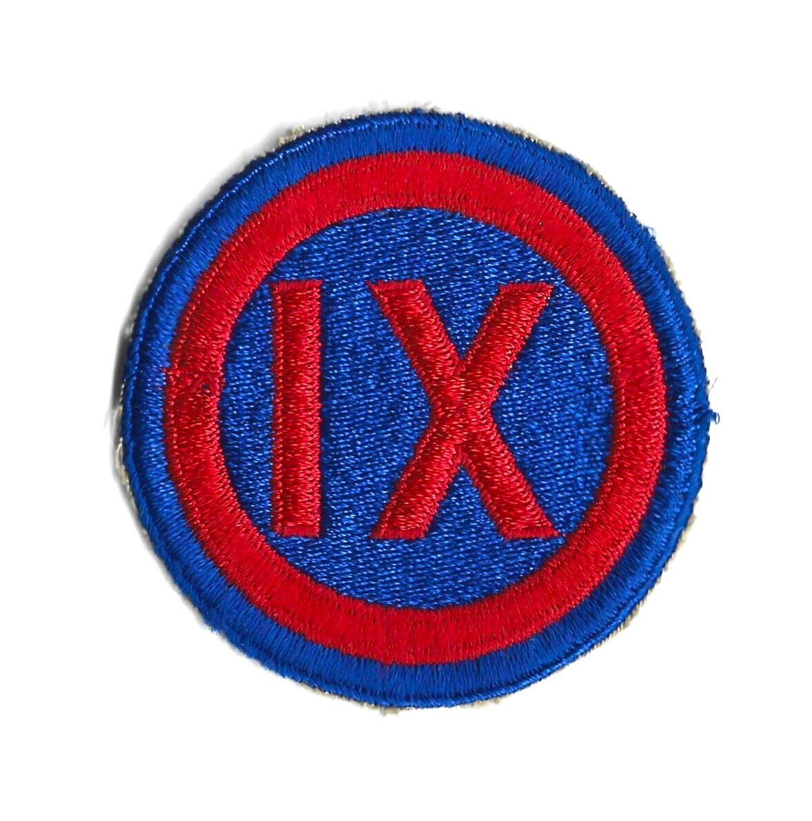 US Army 9th Corps IX Military Patch Embroidered Uniform Insignia