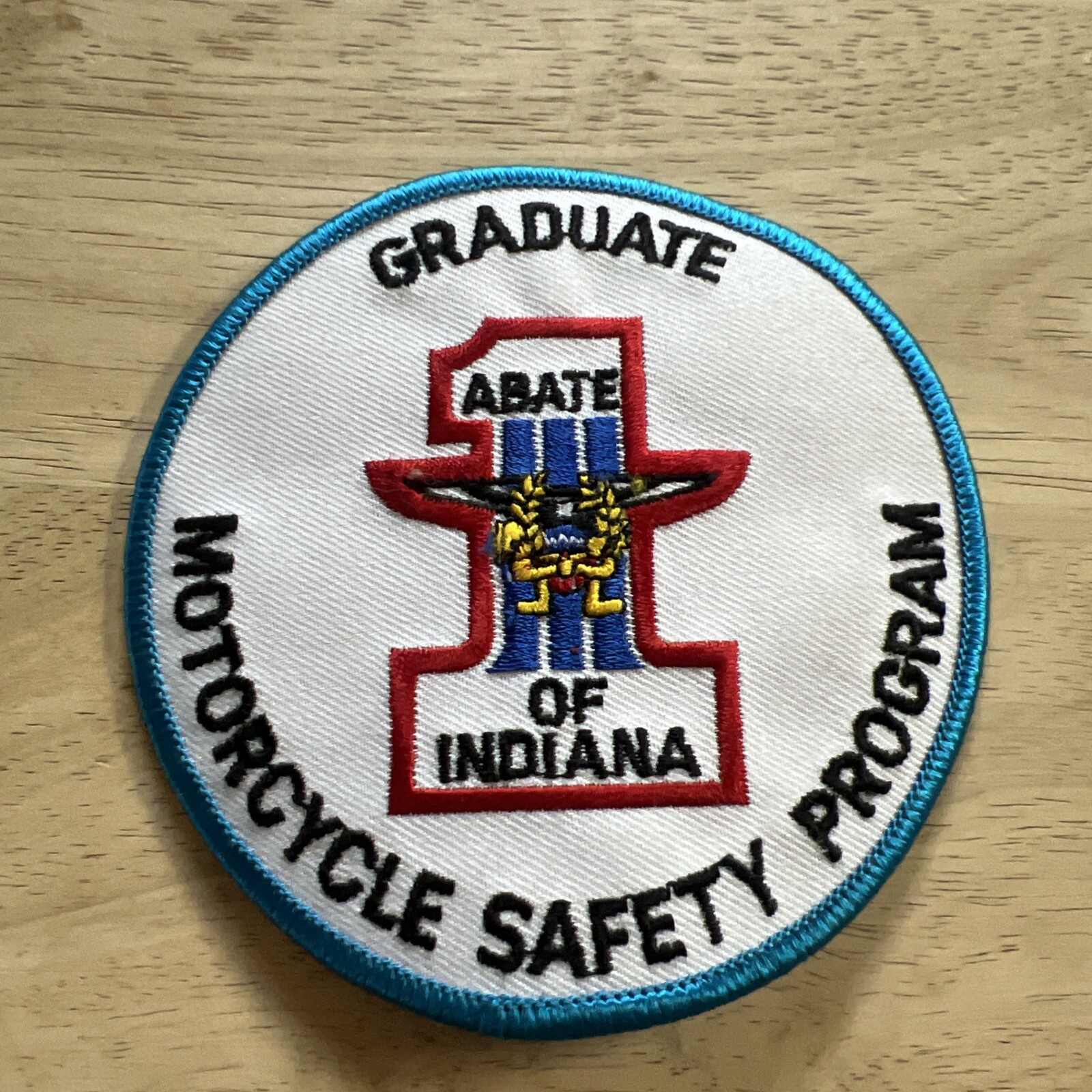 ABATE OF INDIANA GRADUATE Motorcycle Safety Program Patch