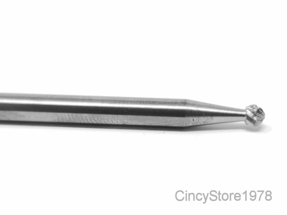 SD41D Ball Shape SOLID Carbide Burr Bur Cutting Tool Die Grinder Bit 1/8"