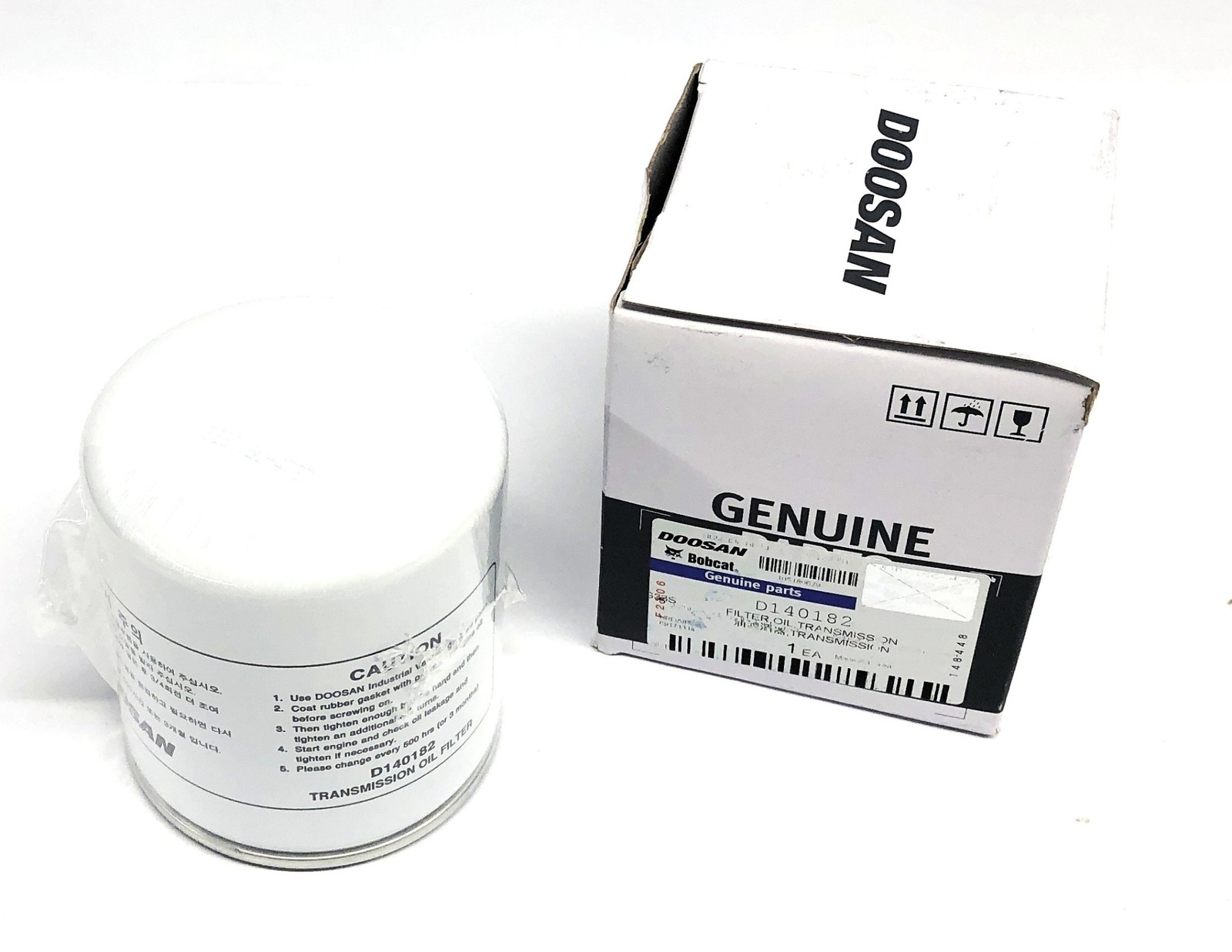 Doosan Oil Filter For Bobcat D140182 NOS