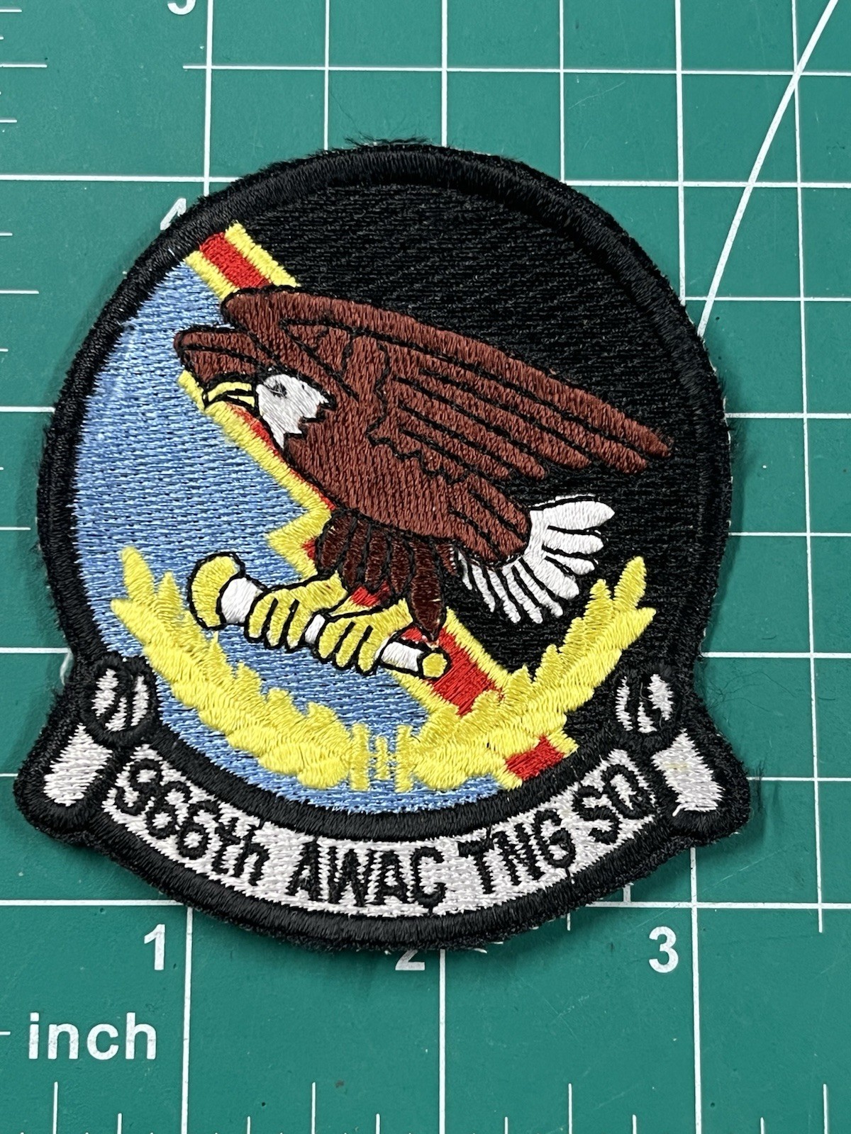 USAF US Air Force 966th Airborne Warning & Control  Patch