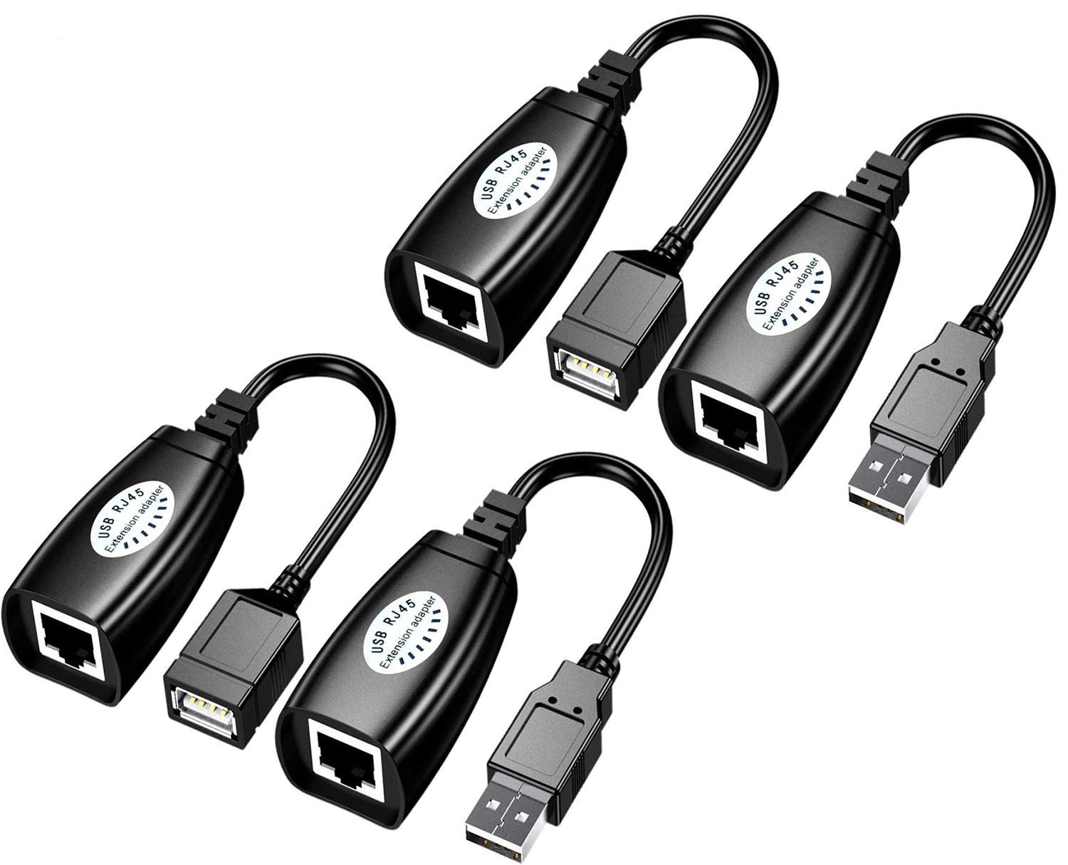USB Over Cat6，SNLLMZI USB RJ45 Extender Over Cat5/Cat5e/Cat6/Cat7/Cat8 Cable ...