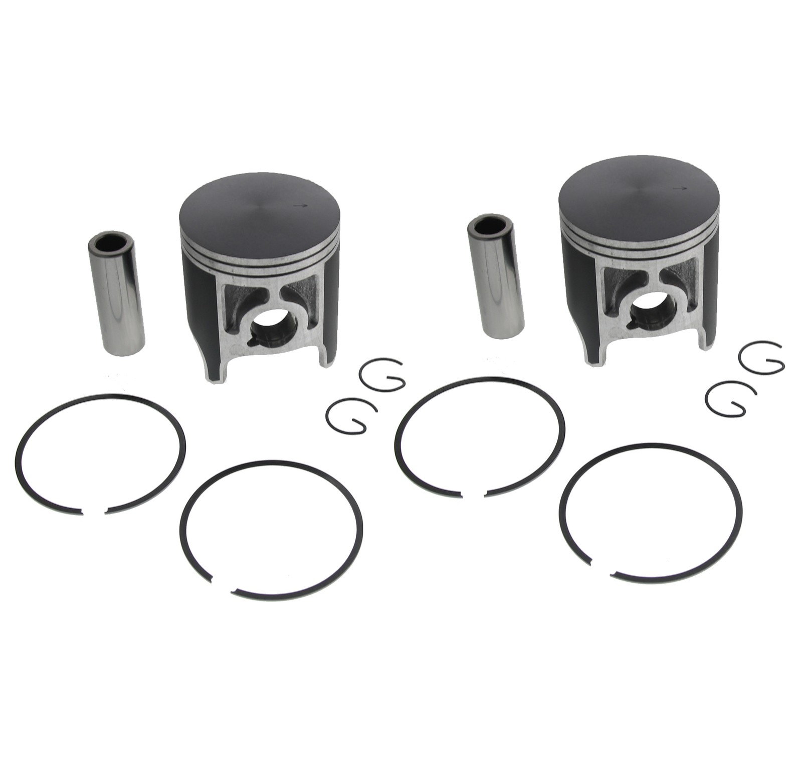 1999 2000 Yamaha VMAX 500 VX500 Piston Kit x2 Teflon Coated Race-Driven