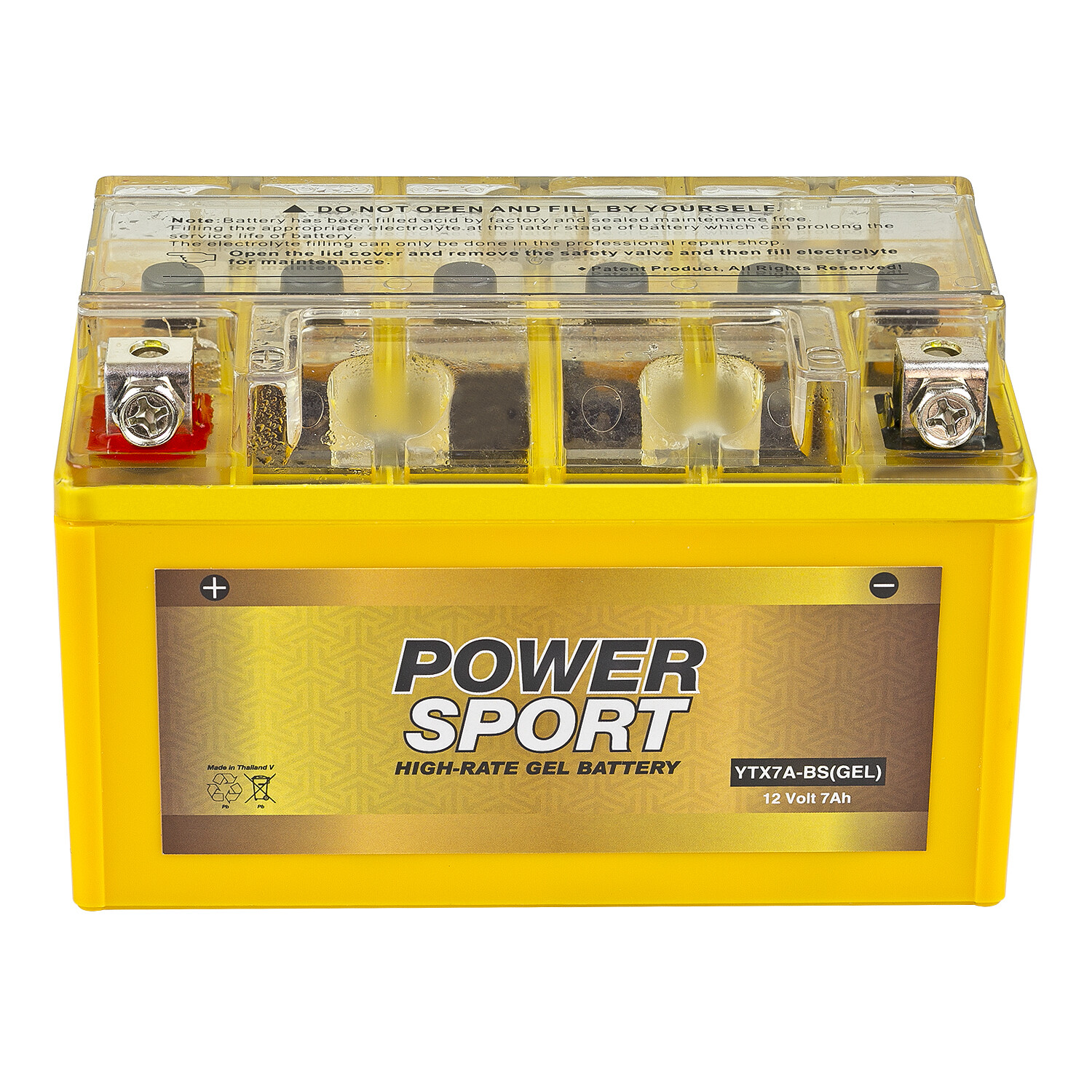 ExpertPower 200CCA YTX7A-BS GEL Battery for Gas Gy6 Scooter Moped 50CC 125CC