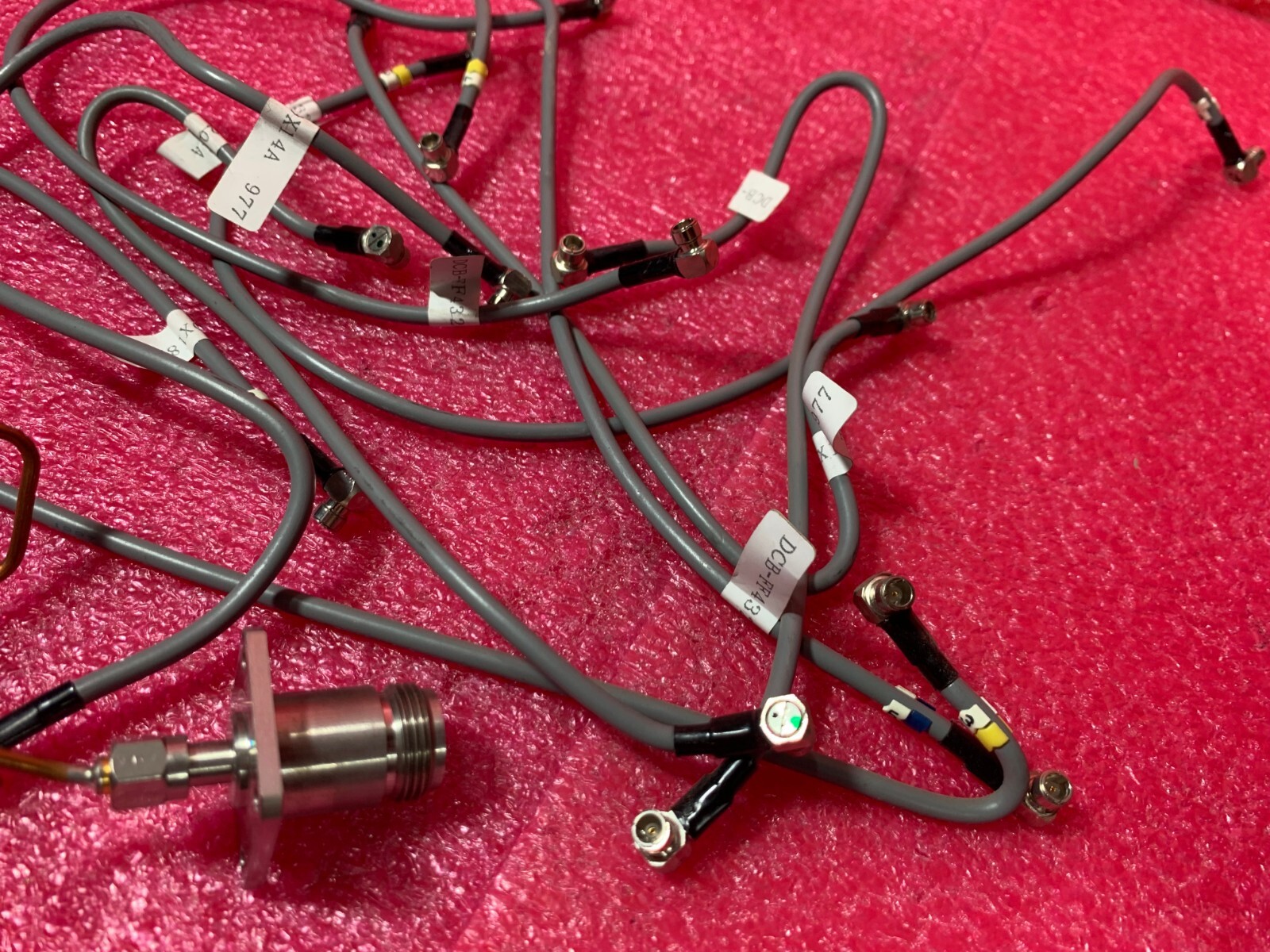 Advantest R3463 Modulation Spectrum Analyzer different cables