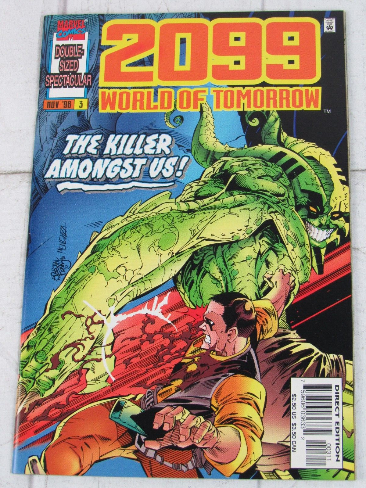 2099: World of Tomorrow #3 Nov. 1996 Marvel Comics
