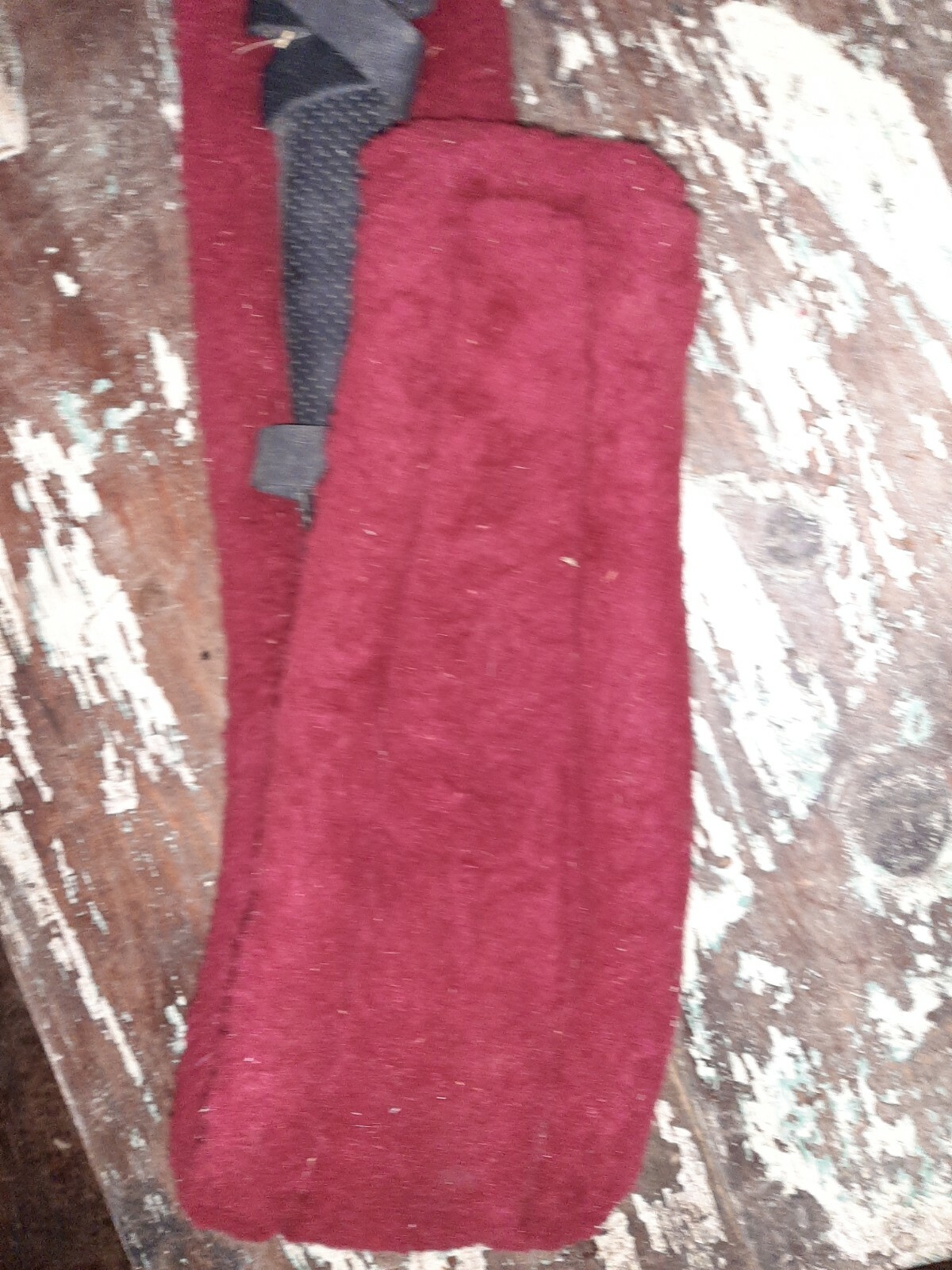 Girth Strap Cover Sleeve Cinch Horse Red