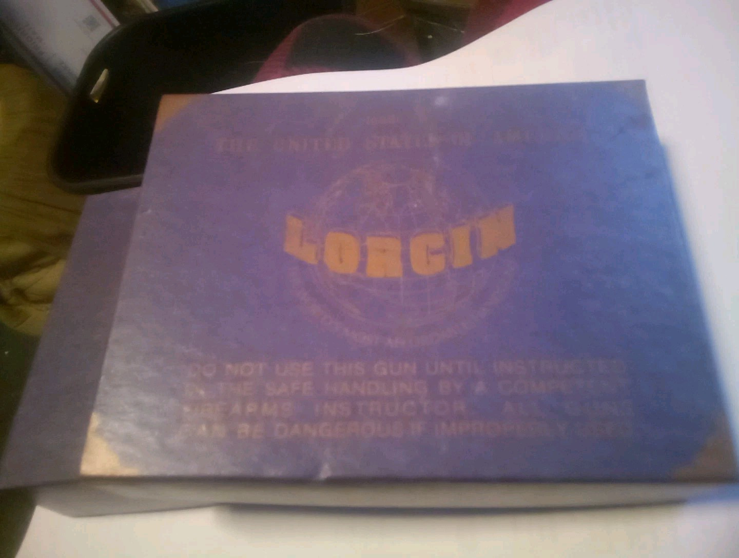 Lorcin Vintage cardboard Gun Box /        8 available