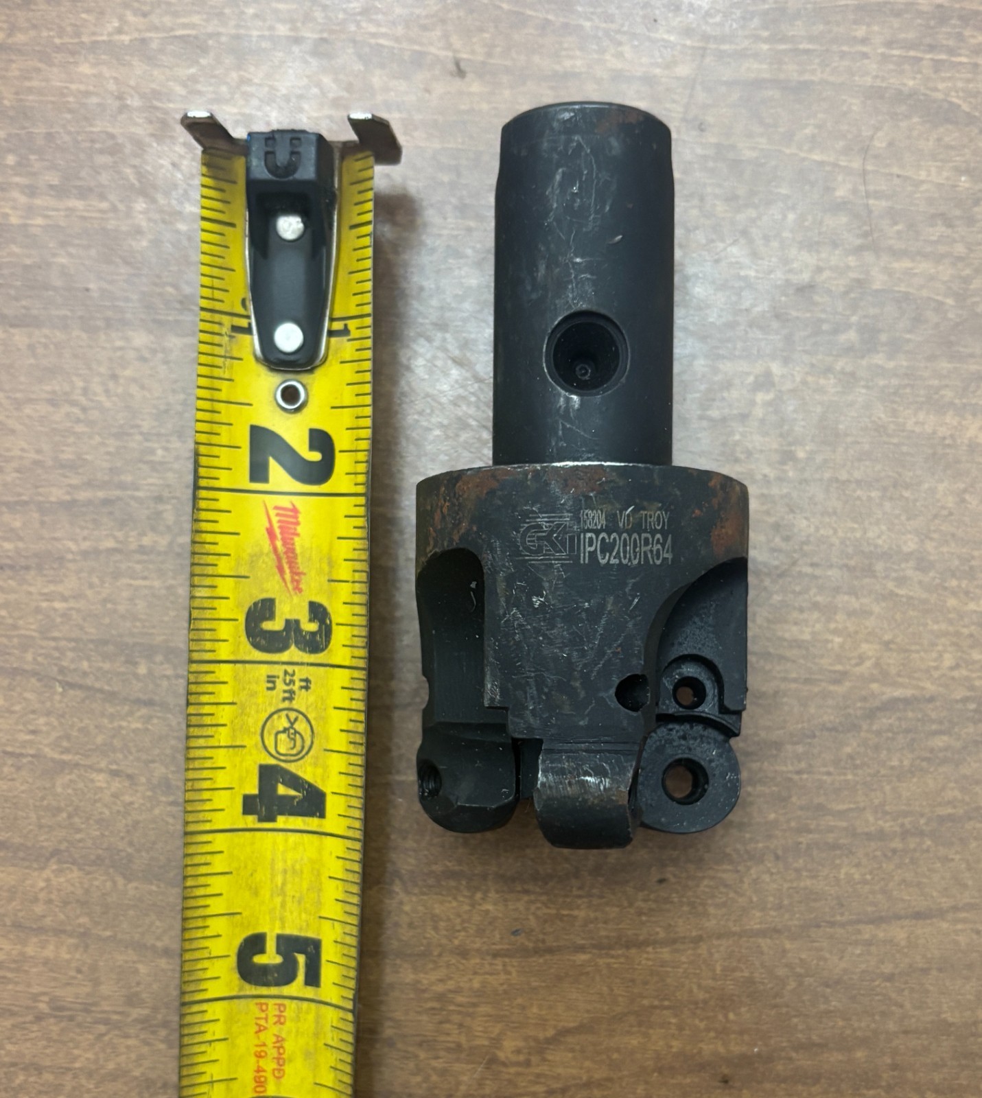Troy IPC-200R-64 2.00" Interloc 3 Index Round Nose Face Milling Cutter Head (B)