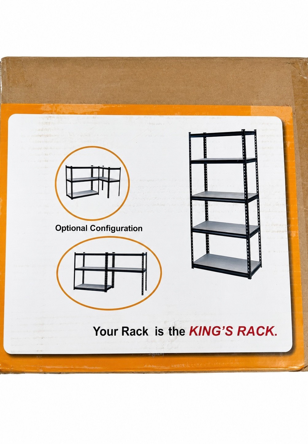 Kings Rack 5 Tier Shelving Unit 30" x 12" x 60" (Missing Rubber Mallet)