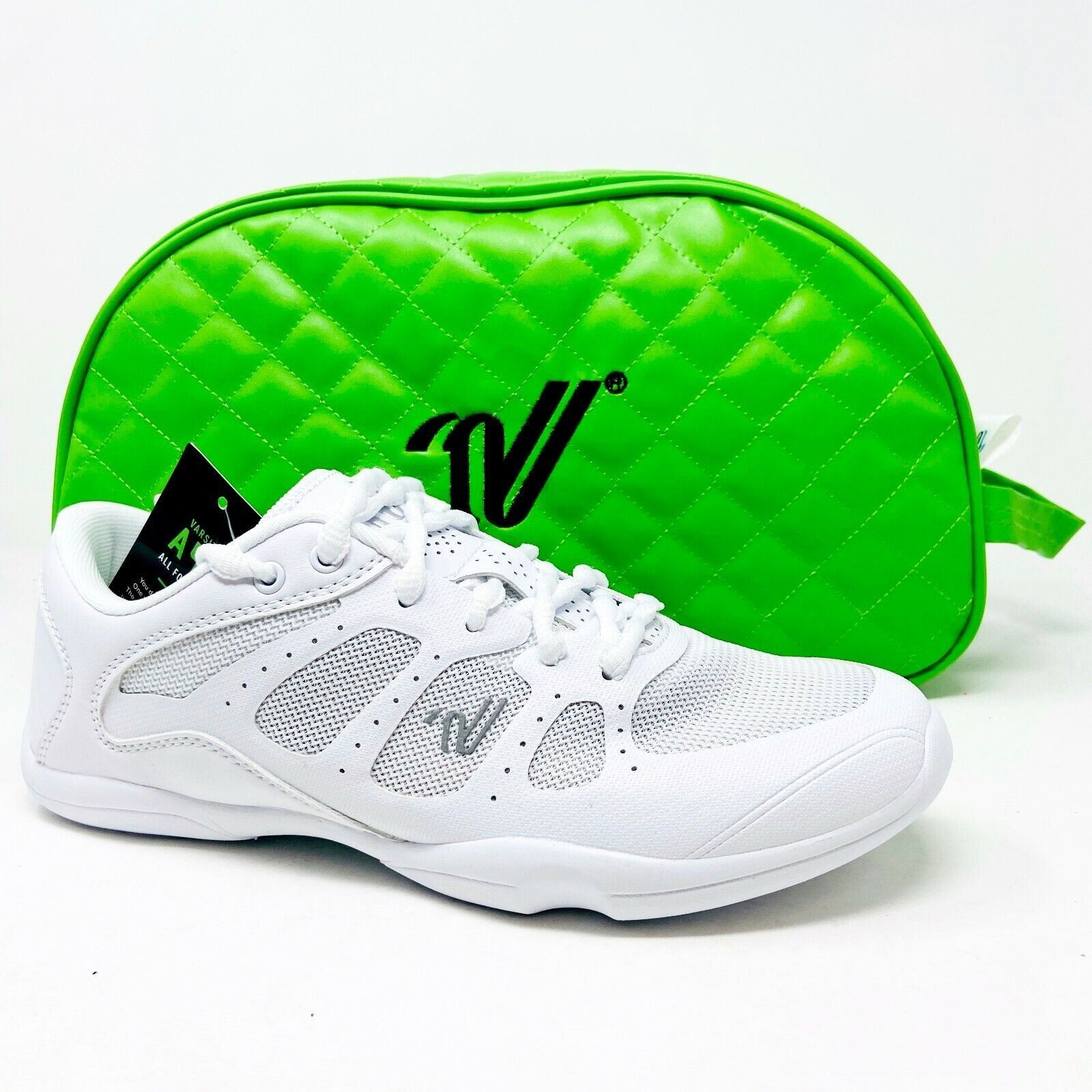 Varsity All For One A41 White Cheer Womens Lightweight Cheerleading Shoes