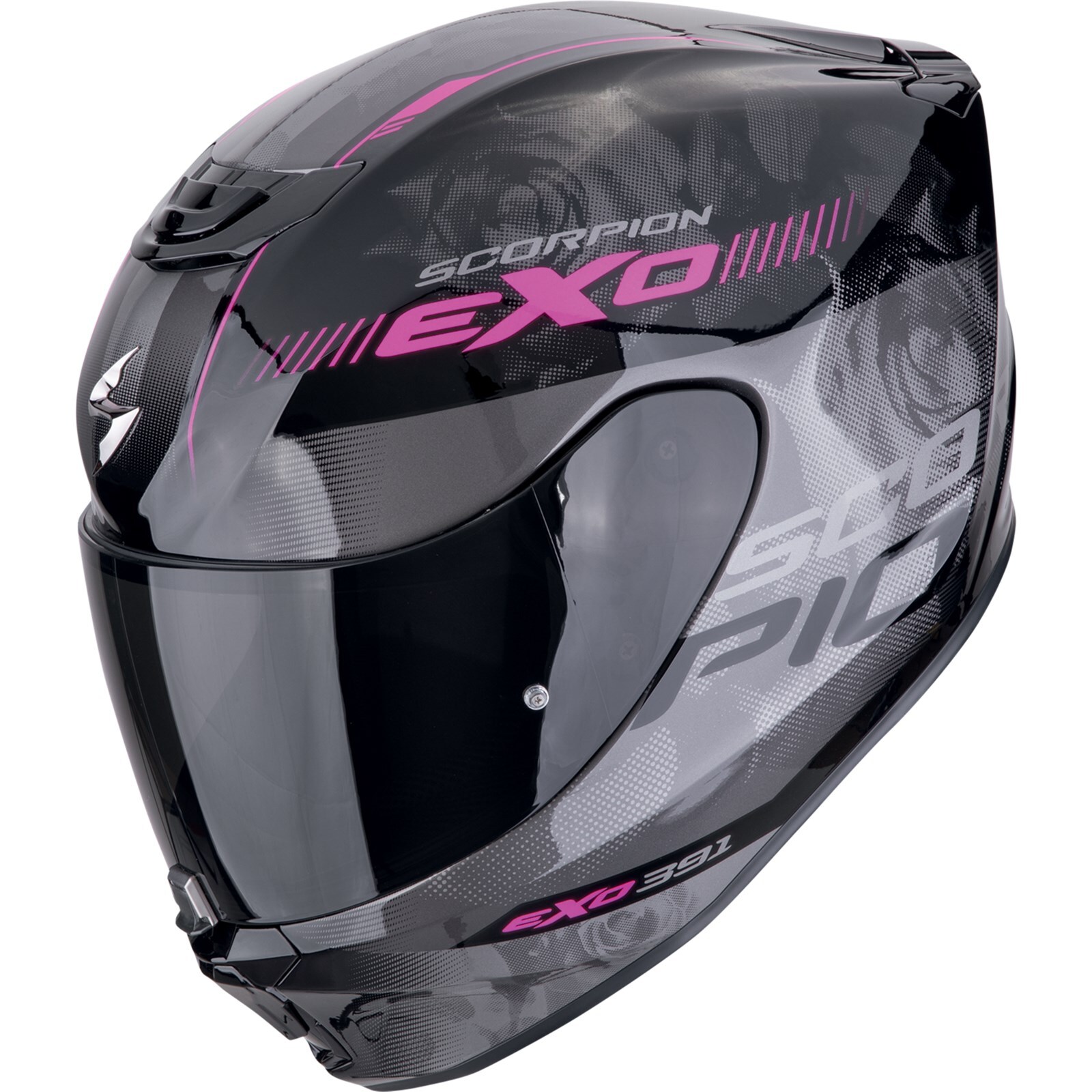 Motorcycle Helmet Full Face Helmet M - Scorpion EXO-391 Ava - Black Pink