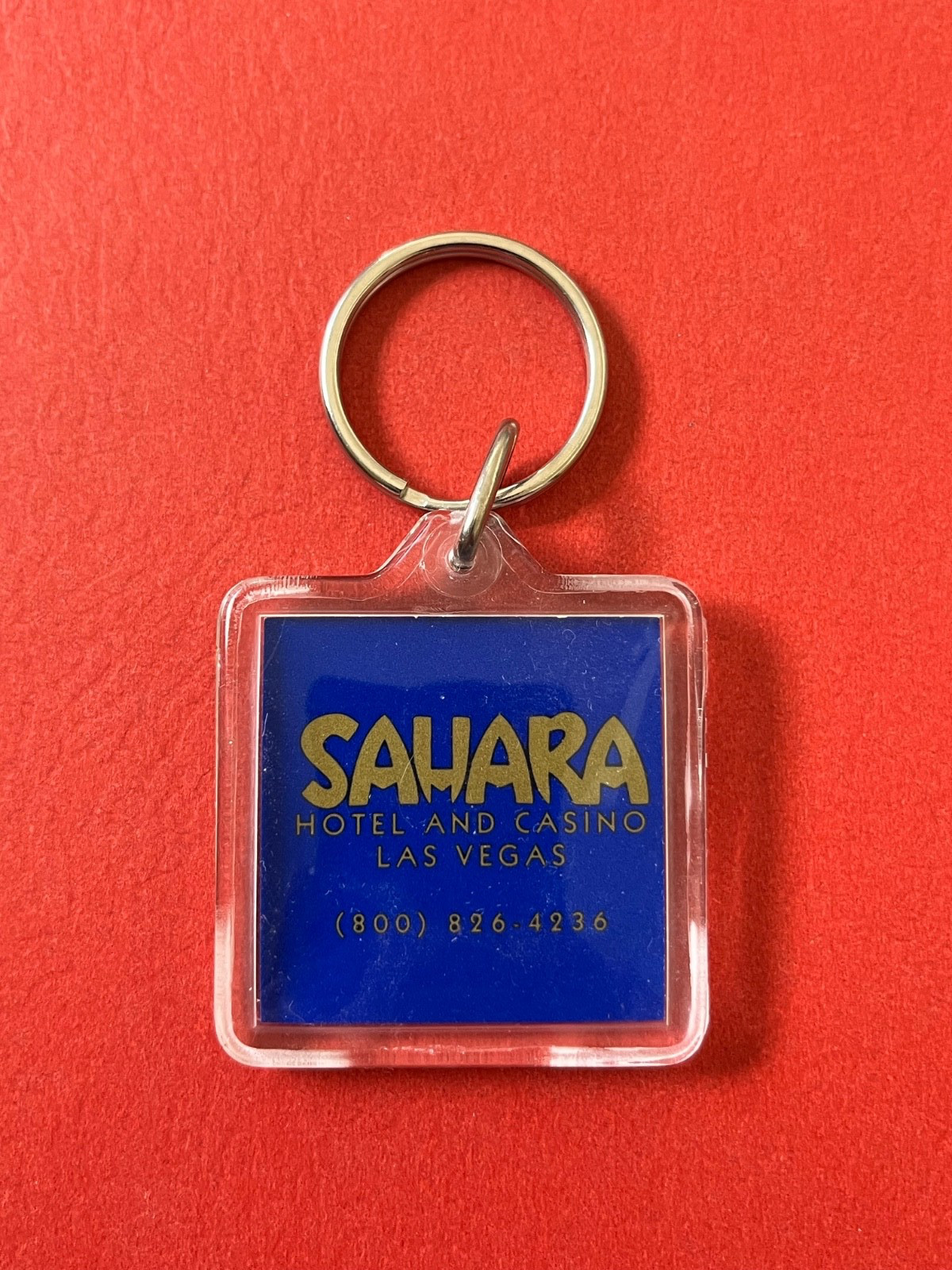 Vintage  SAHARA Hotel and Casino Las Vegas NV Keychain