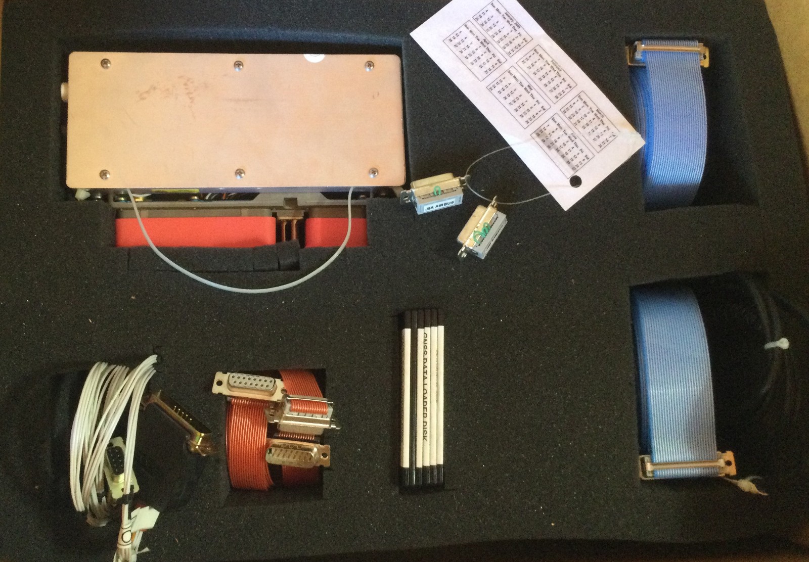 Rockwell Collins Data Loader Adapter / GNSS 653-4830-001 +Radiall Connectors