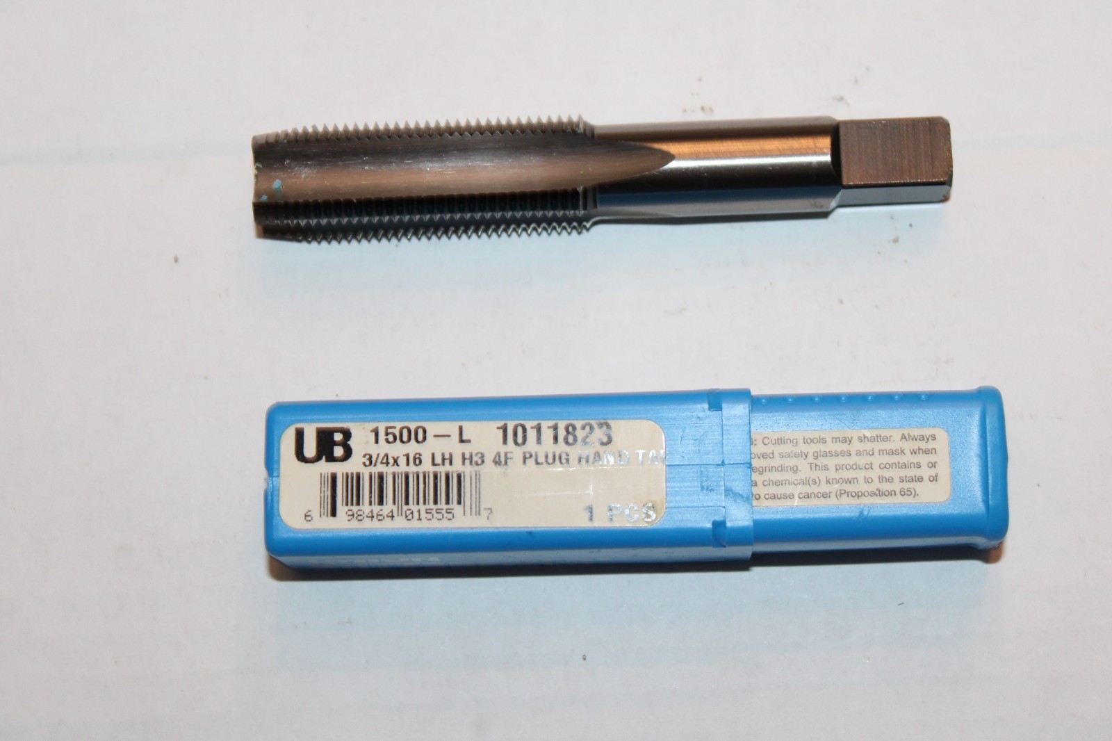 UNION BUTTERFIELD 1011823 PLUG HAND TAP - 3/4X16 LH -   QTY OF 1 - NEW