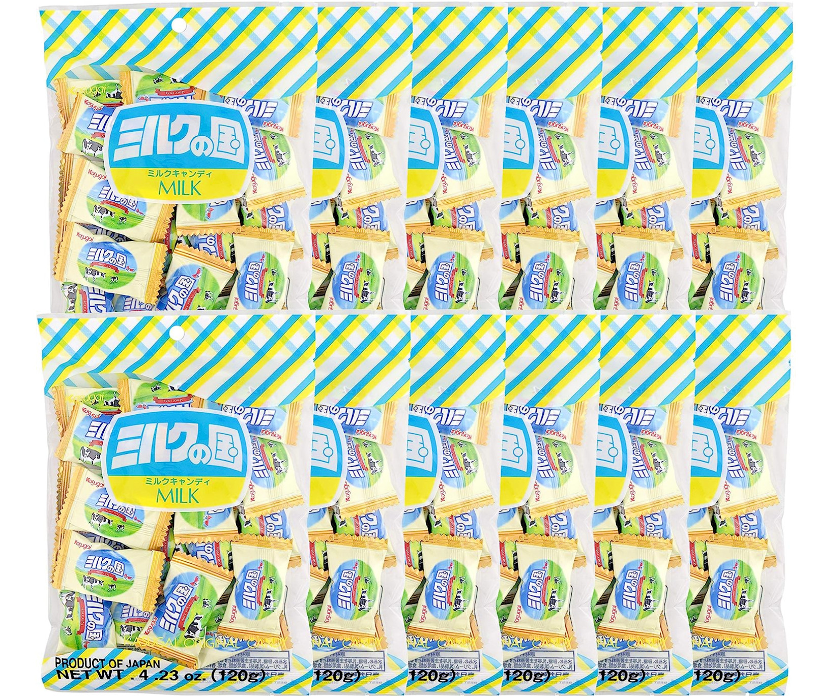 Kasugai Milk No Kuni Candy 4.23Oz (12 Packs) - Japan - Free Shipping !!