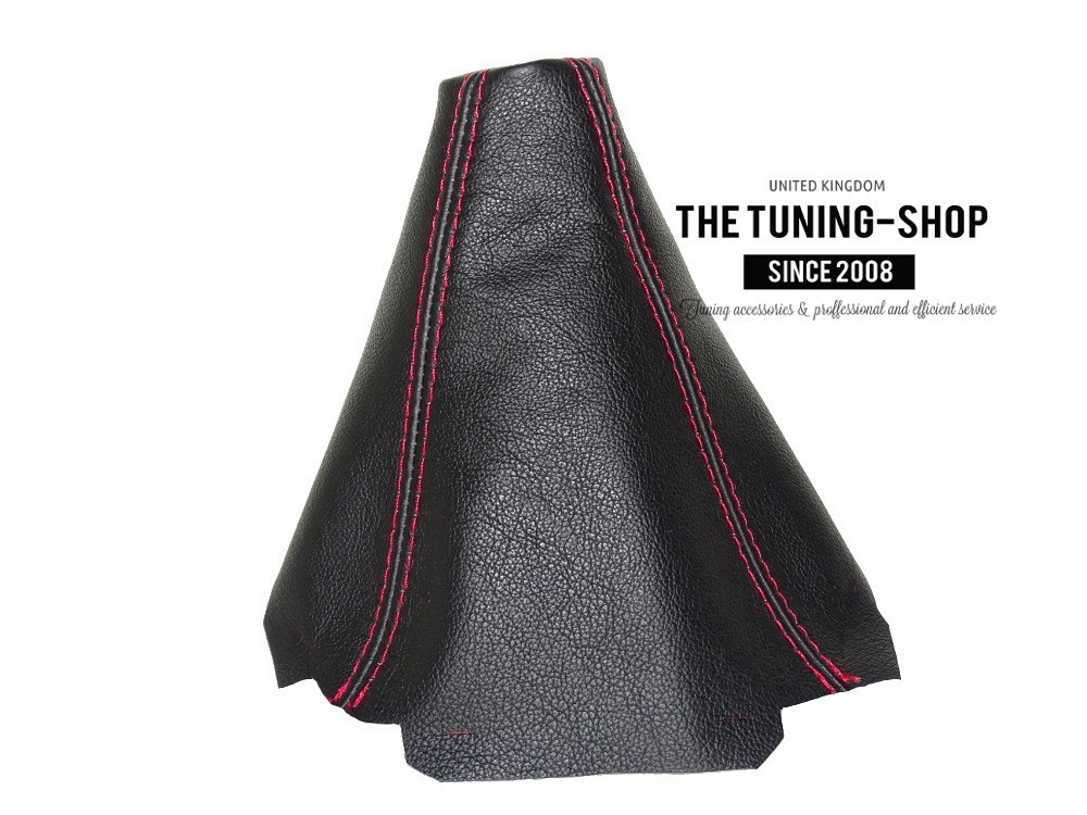 Shift Boot For Mazda 6 2013-2016 Leather Red Stitching