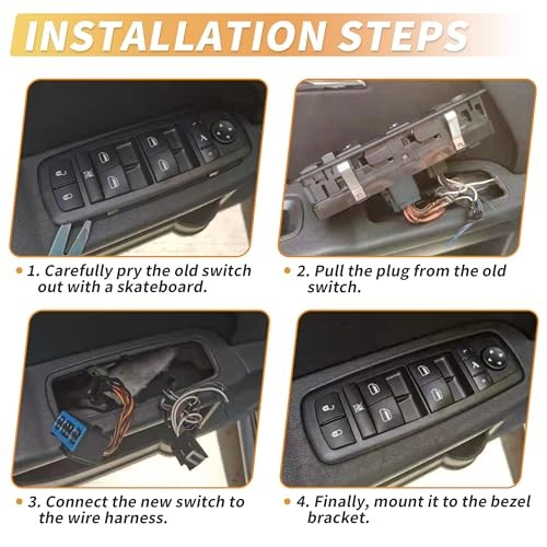 Front Left Driver Side Power Window Switch for Dodge Dakota Window Control