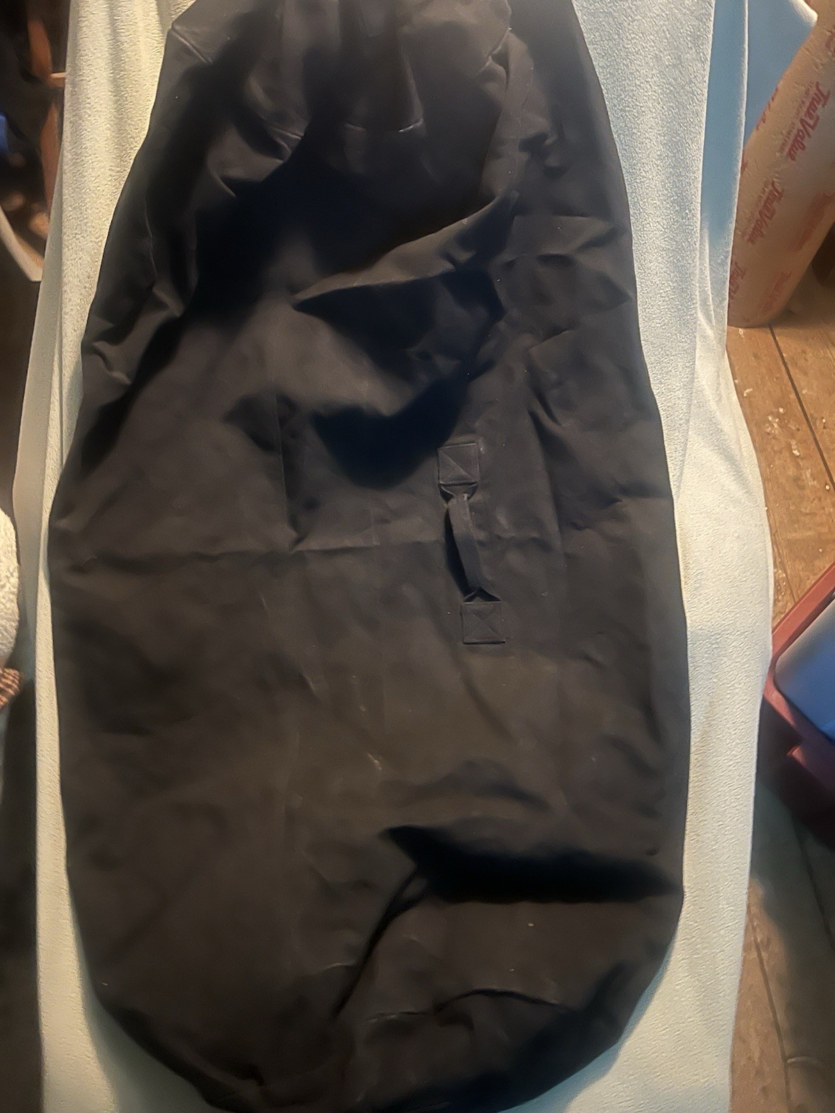 37572 rothco Black Canvas Duffle Bag