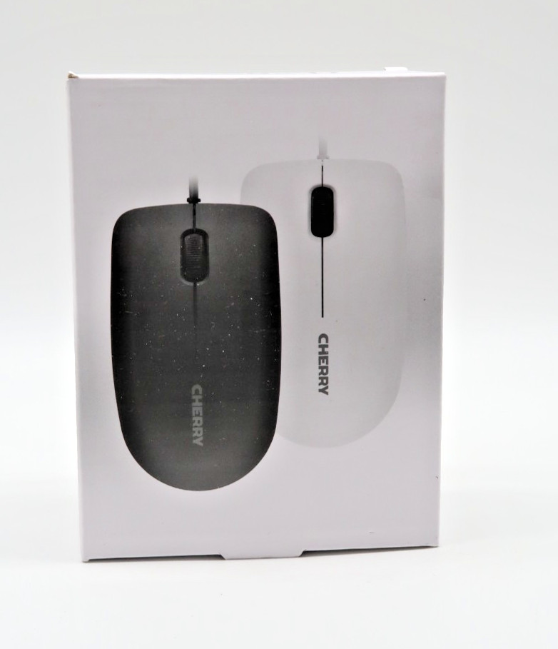 Cherry Mc 1000 Mouse Optical Cable Black Usb 2.0 1200 Dpi Scroll New