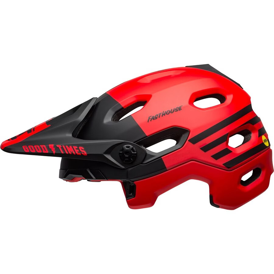 Bell Super DH MIPS Helmet - Matte/Gloss Red/Black, M NULL