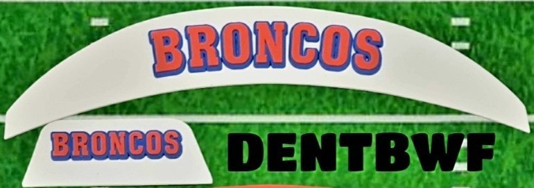 Denver Broncos 3D Front & Back SpeedFlex Bumpers
