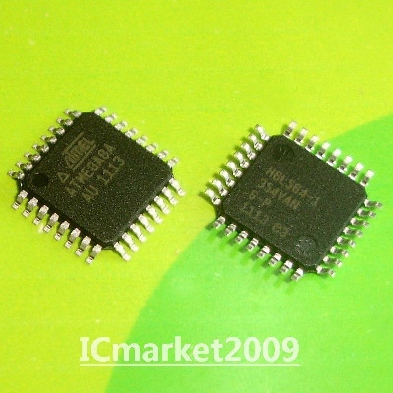 2 PCS ATMEGA8A-AU QFP-32 8-bit with 8K Bytes In-System Programmable Flash Chip