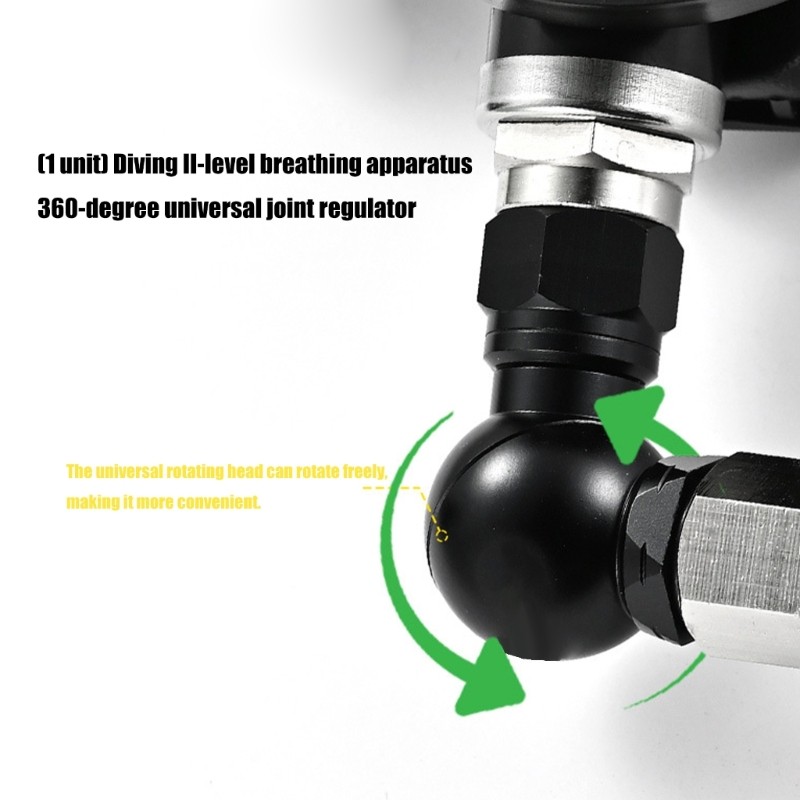 Scubas Diving Regulator Connector Portable Second Stage Regulator Adapter