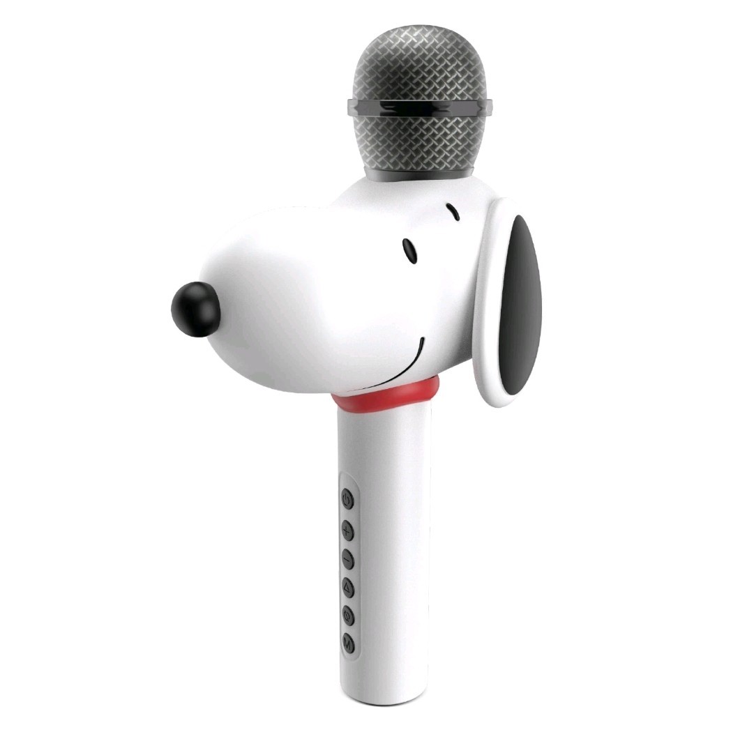 Limited Edition Peanuts Snoopy Bluetooth Speaker And Karaoke Microphone