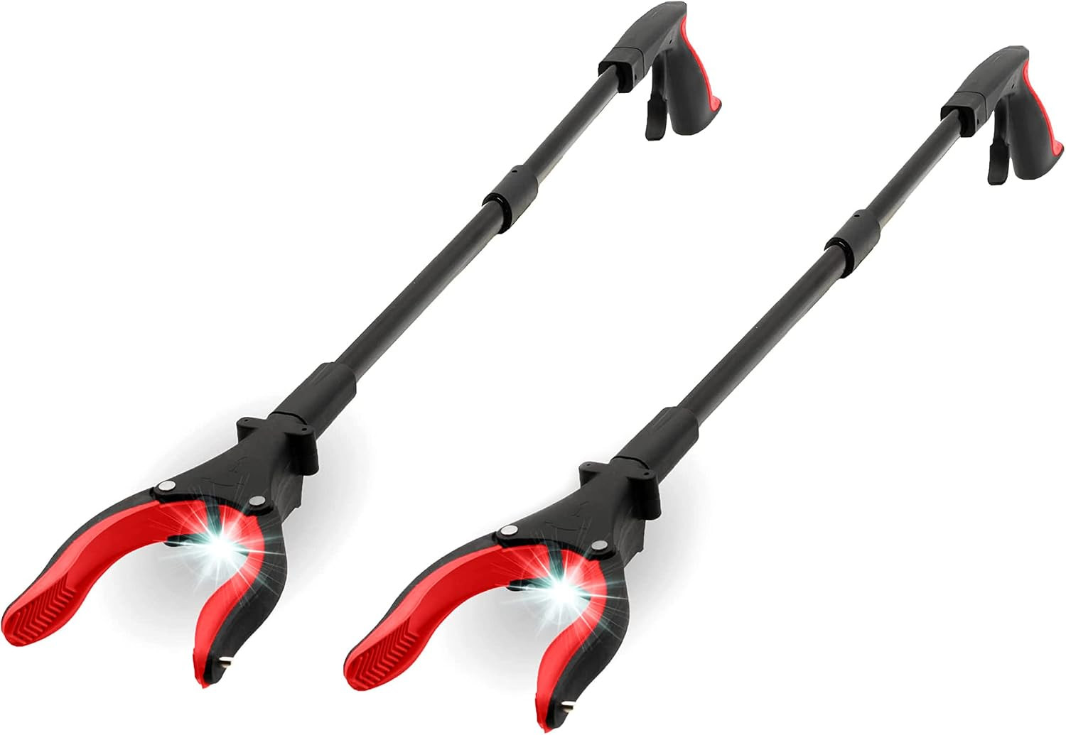 Grabber Reacher Tool 32" Aluminum Magnetic Claw with LED Light, Reacher Grabber