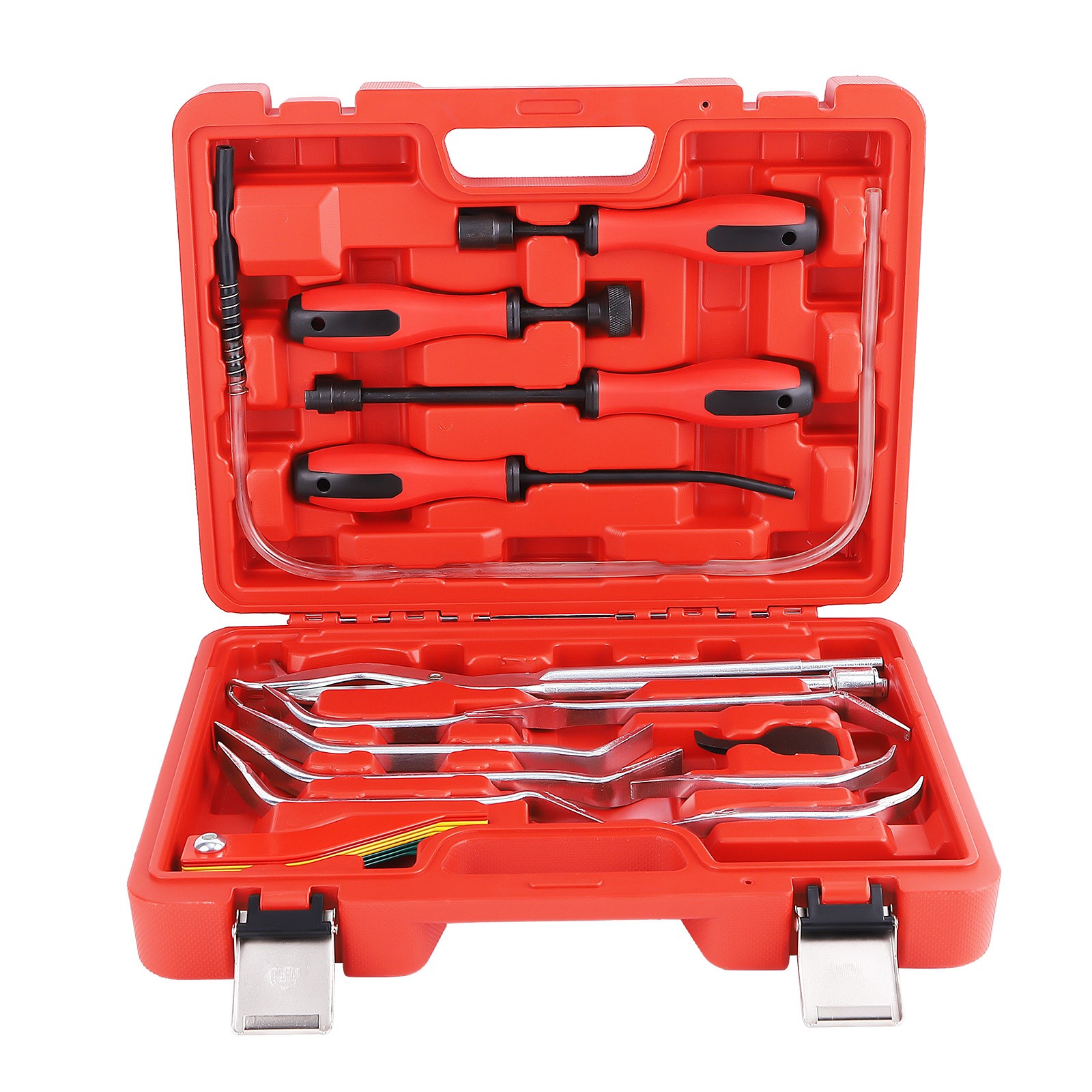 15pcs Drum Brake Tool Kit Drum Brake Adjustment Tool Brake Spring Compressors