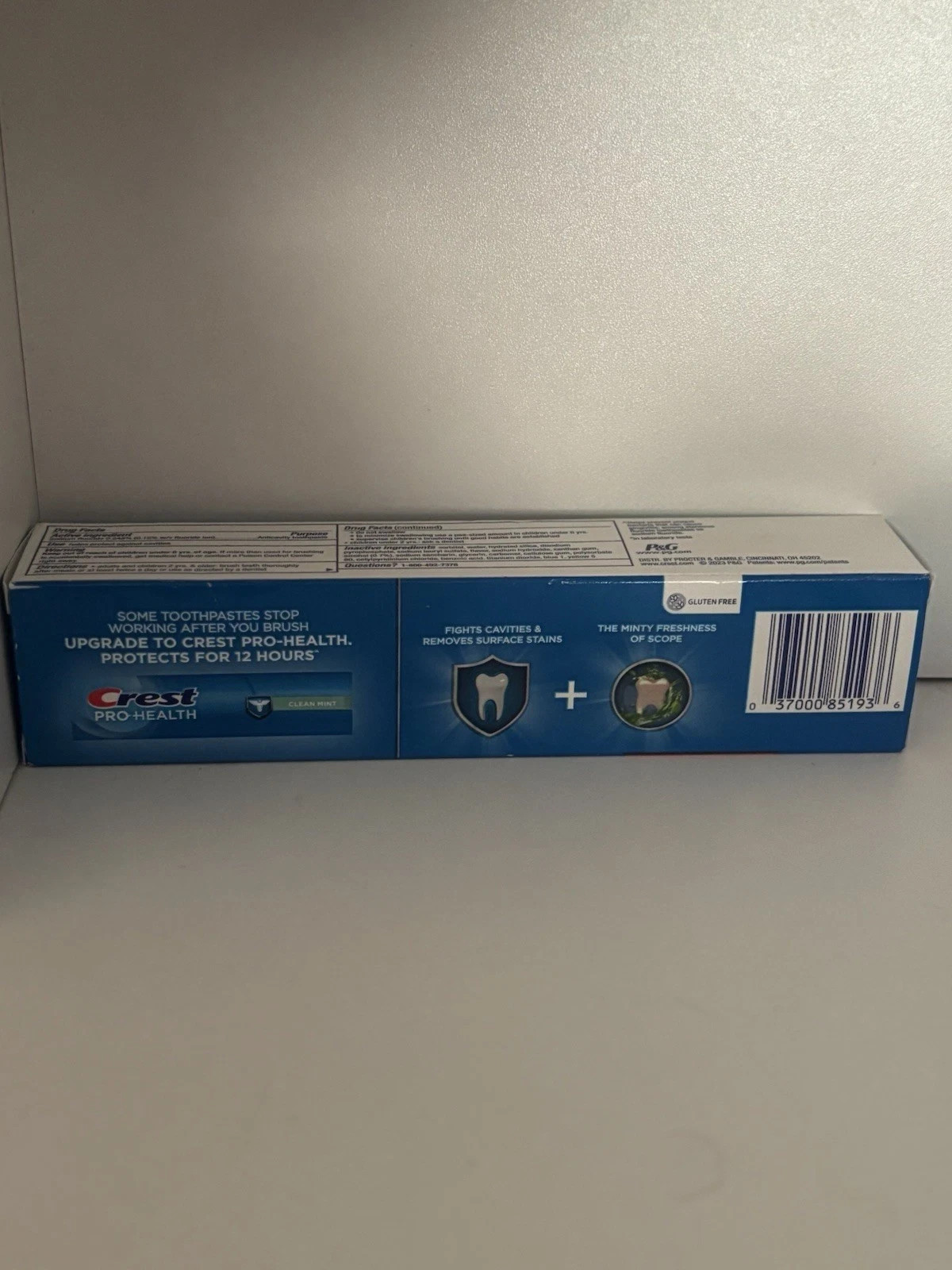 Plus Scope Anticavity Fluoride Toothpaste Minty Fresh Striped 5.4 Oz By Crest