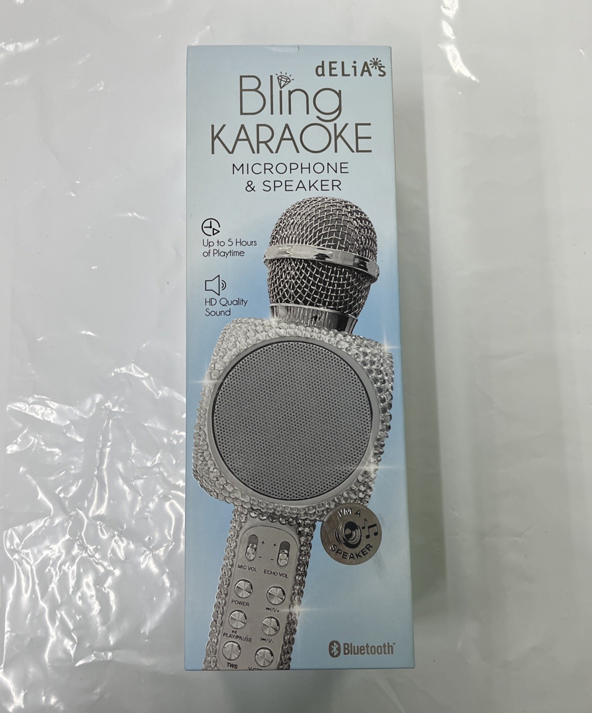 GABBAGOODS Delia's Bling Karaoke Microphone | FREE SHIPPING!