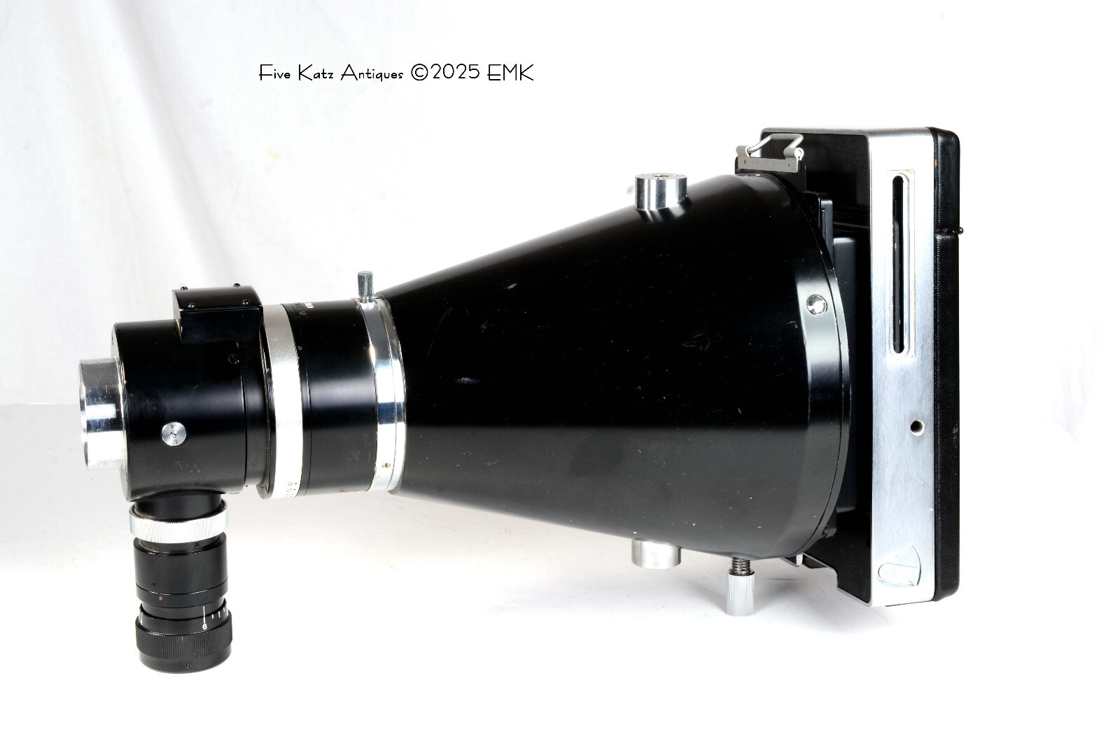 Vintage Nikon PFM Microscope Polaroid Capture - NASA - Bendix